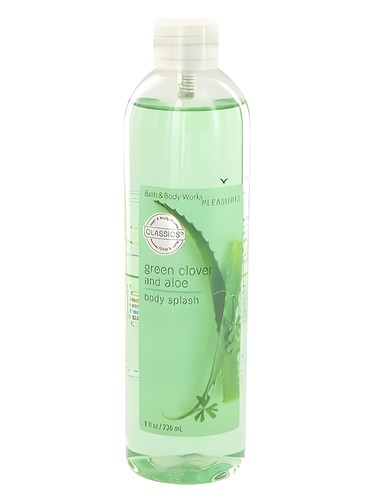 Frasco de Green Clover and Aloe, de Bath & Body Works