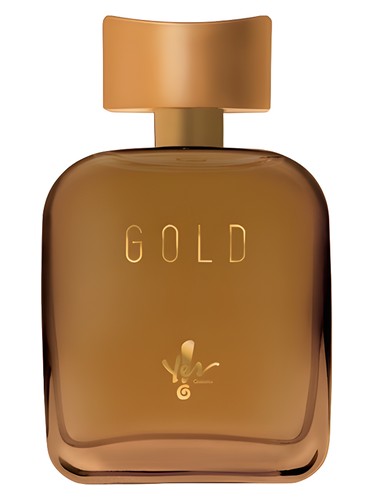 Frasco de Gold, de Yes! Cosmetics