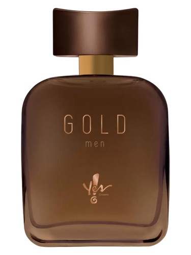 Frasco de Gold Men, de Yes! Cosmetics