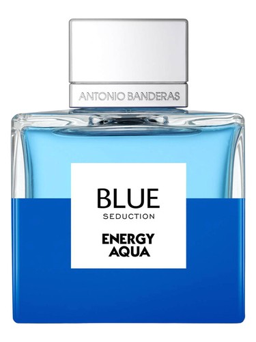 Frasco de Blue Seduction Energy Aqua, de Antonio Banderas