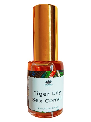 Frasco de Tiger Lily Sex Comet, de Lotus Noir Perfumery