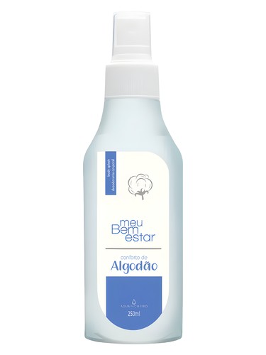 Frasco de Meu Bem Estar Conforto de Algodão, de Água de Cheiro