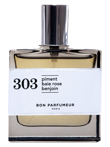 Frasco de 303 piment, baie rose, benjoin, de Bon Parfumeur