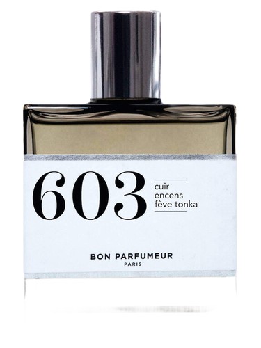 Frasco de 603 cuir, encens, fève tonka — Bon Parfumeur