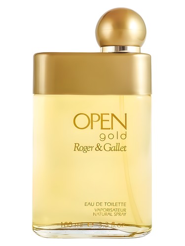 Frasco de Open Gold, de Roger & Gallet