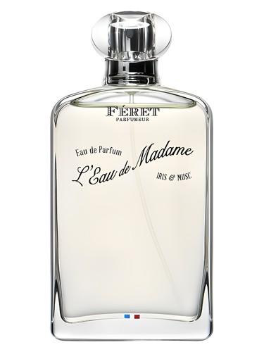 Frasco de L'Eau de Madame Iris & Musc, de Féret Parfumeur