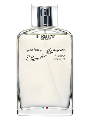 Frasco de L'Eau de Monsieur Patchoul & Réglisse, de Féret Parfumeur