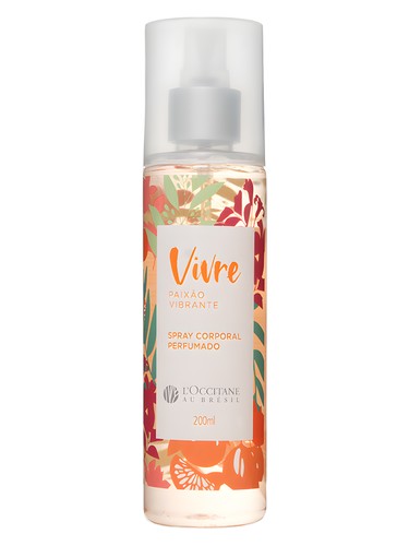 Frasco de Vivre Paixão Vibrante, de L’Occitane Au Brésil