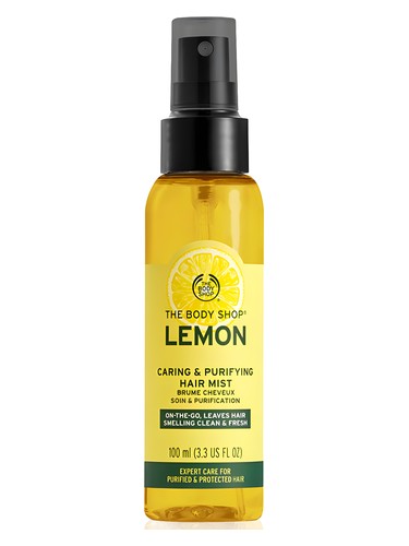 Frasco de Lemon Hair Mist, de The Body Shop