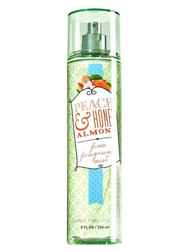 Frasco de Peach & Honey Almond — Bath & Body Works
