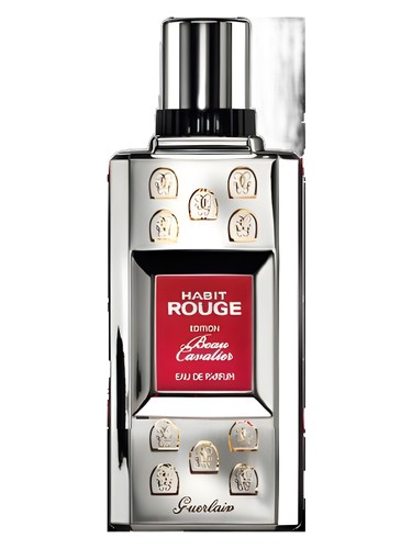 Frasco de Habit Rouge Beau Cavalier, de Guerlain