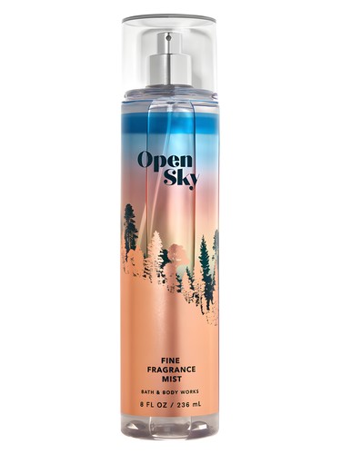 Frasco de Open Sky, de Bath & Body Works