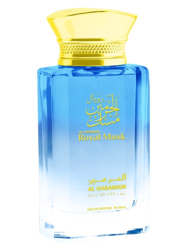 Frasco de Royal Musk, de Al Haramain Perfumes