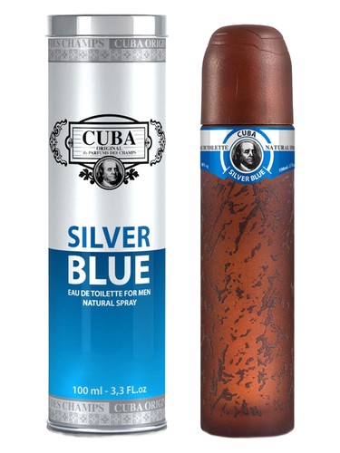 Frasco de Cuba Silver Blue, de Cuba Paris