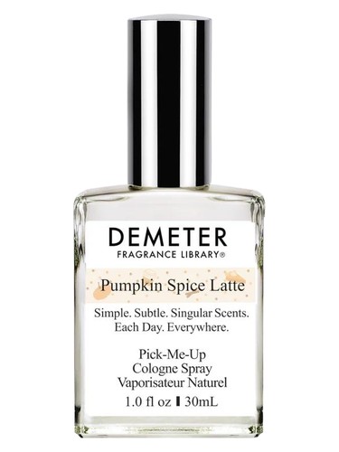 Frasco de Pumpkin Spice Latte, de Demeter Fragrance