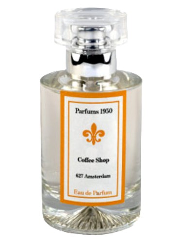 Frasco de Coffee Shop 627 Amsterdam — Parfums Bombay 1950