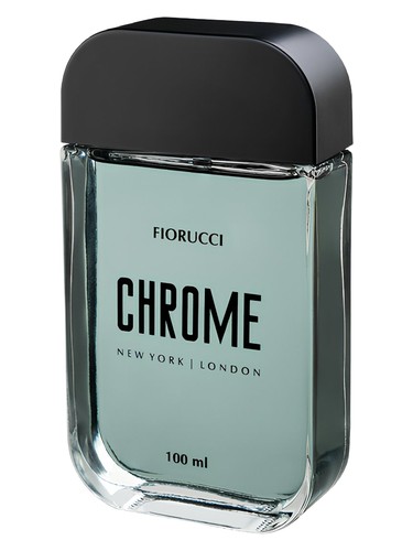 Frasco de Chrome Black, de Fiorucci