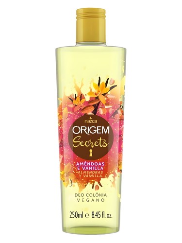 Frasco de Origem Secrets Amêndoas e Vanilla, de Nazca