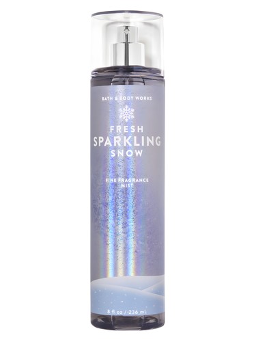 Frasco de Fresh Sparkling Snow, de Bath & Body Works