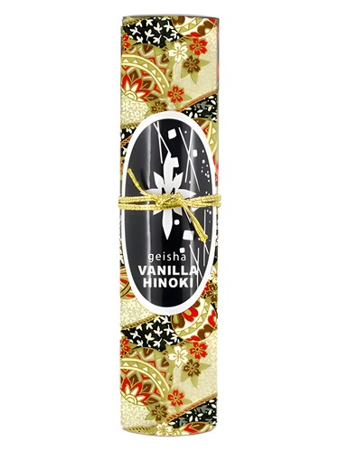 Frasco de Geisha Vanilla Hinoki Roll-on Perfume Oil, de Aroma M