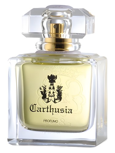 Frasco de Fiori di Capri Parfum, de Carthusia