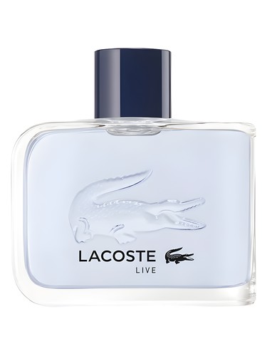 Frasco de Lacoste L!ive, de Lacoste Fragrances