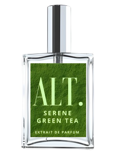 Frasco de Serene Green Tea, de ALT. Fragrances