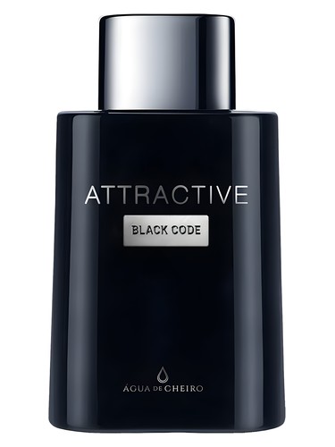 Frasco de Attractive Black Code, de Água de Cheiro