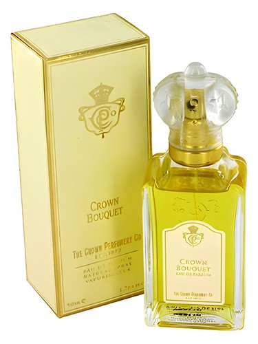 Frasco de Crown Bouquet, de The Crown Perfumery Co.