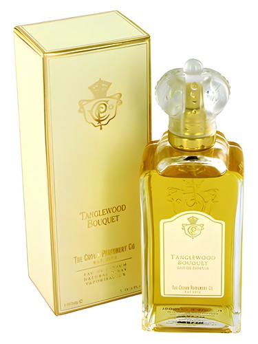 Frasco de Tanglewood Bouquet, de The Crown Perfumery Co.