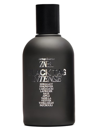 Frasco de Black Tag Intense 2022, de Zara