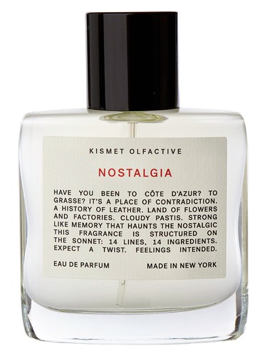 Frasco de Nostalgia, de Kismet Olfactive