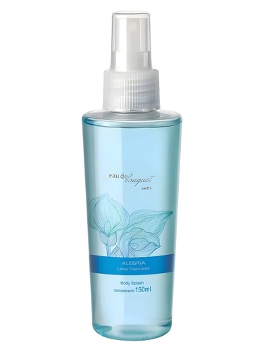 Frasco de Eau de Bouquet Alegría Lirios Tropicales, de Avon