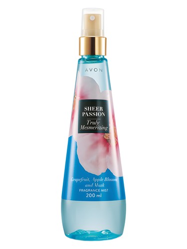 Frasco de Sheer Passion Truly Mesmerizing, de Avon