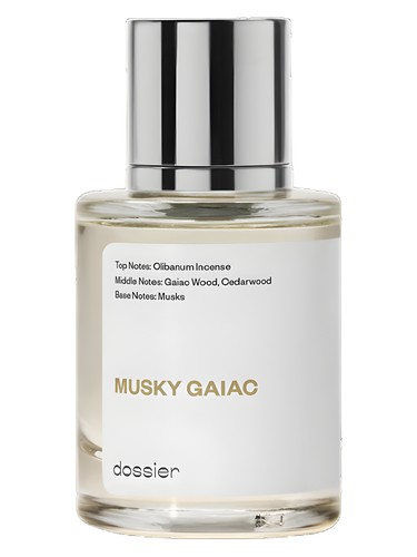 Frasco de Musky Gaiac, de Dossier