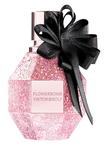 Frasco de Flowerbomb Pink Sparkle, de Viktor&Rolf