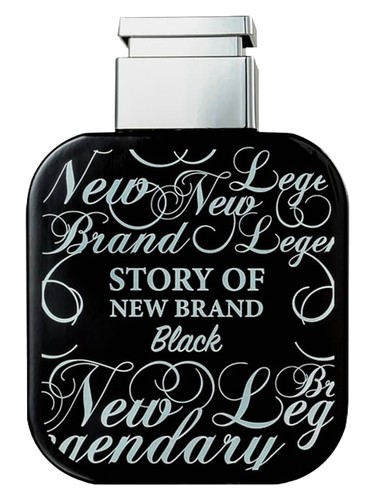 Frasco de Story of Black, de New Brand Parfums