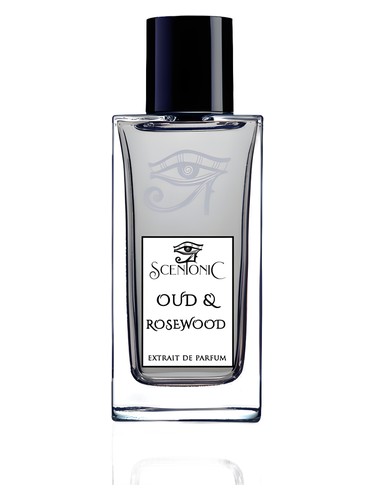 Frasco de Oud & Rosewood, de Scentonic