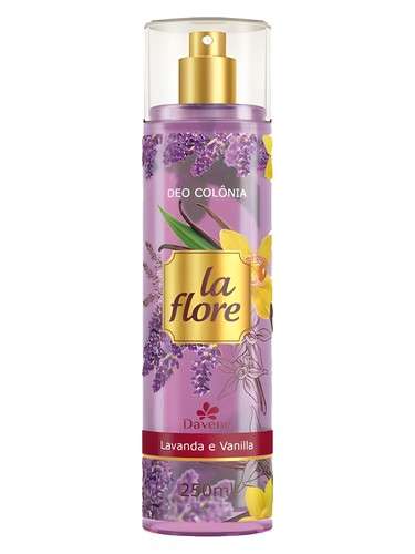 Frasco de La Flore Lavanda e Vanilla, de Davene