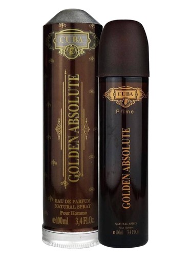 Frasco de Golden Absolute, de Cuba Paris