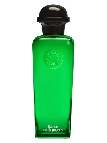 Frasco de Eau de Basilic Pourpre, de Hermès