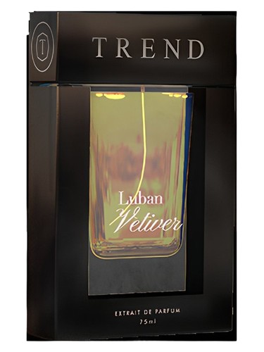 Frasco de Luban Vetiver, de Trend Perfumes