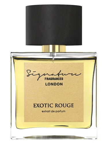 Frasco de Exotic Rouge, de Signature Fragrances