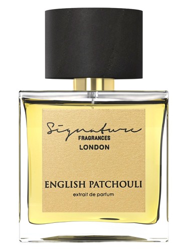 Frasco de English Patchouli, de Signature Fragrances
