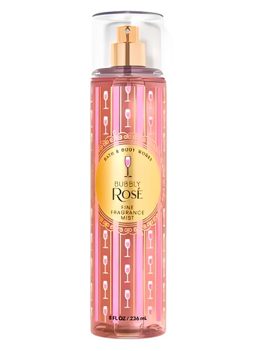 Frasco de Bubbly Rosé, de Bath & Body Works