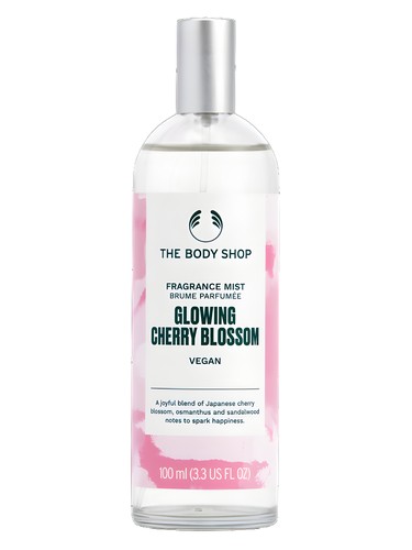 Frasco de Glowing Cherry Blossom, de The Body Shop