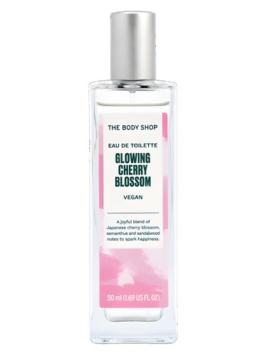 Frasco de Glowing Cherry Blossom Eau de Toilette, de The Body Shop
