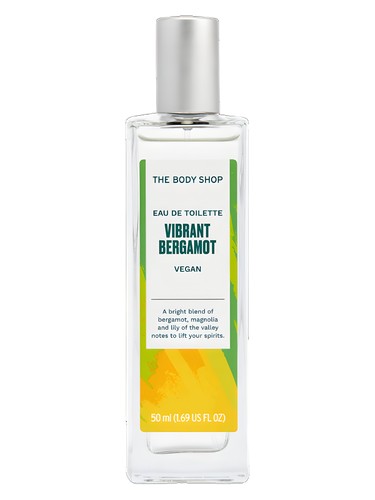 Frasco de Vibrant Bergamot Eau de Toilette, de The Body Shop