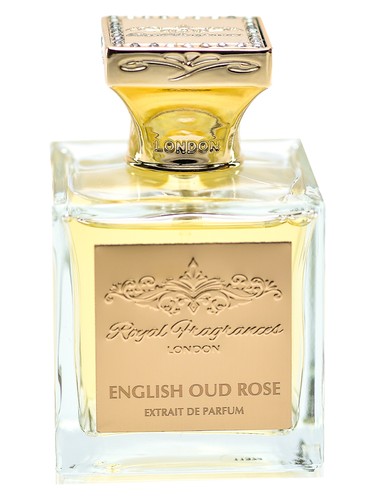 Frasco de English Oud Rose, de Royal Fragrances London