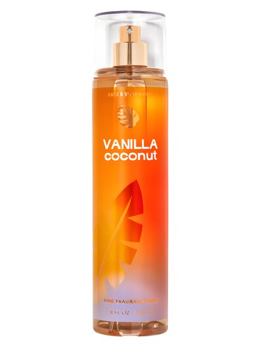 Frasco de Vanilla Coconut, de Bath & Body Works